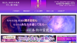 電話占い紫苑公式サイトのスクショ画像